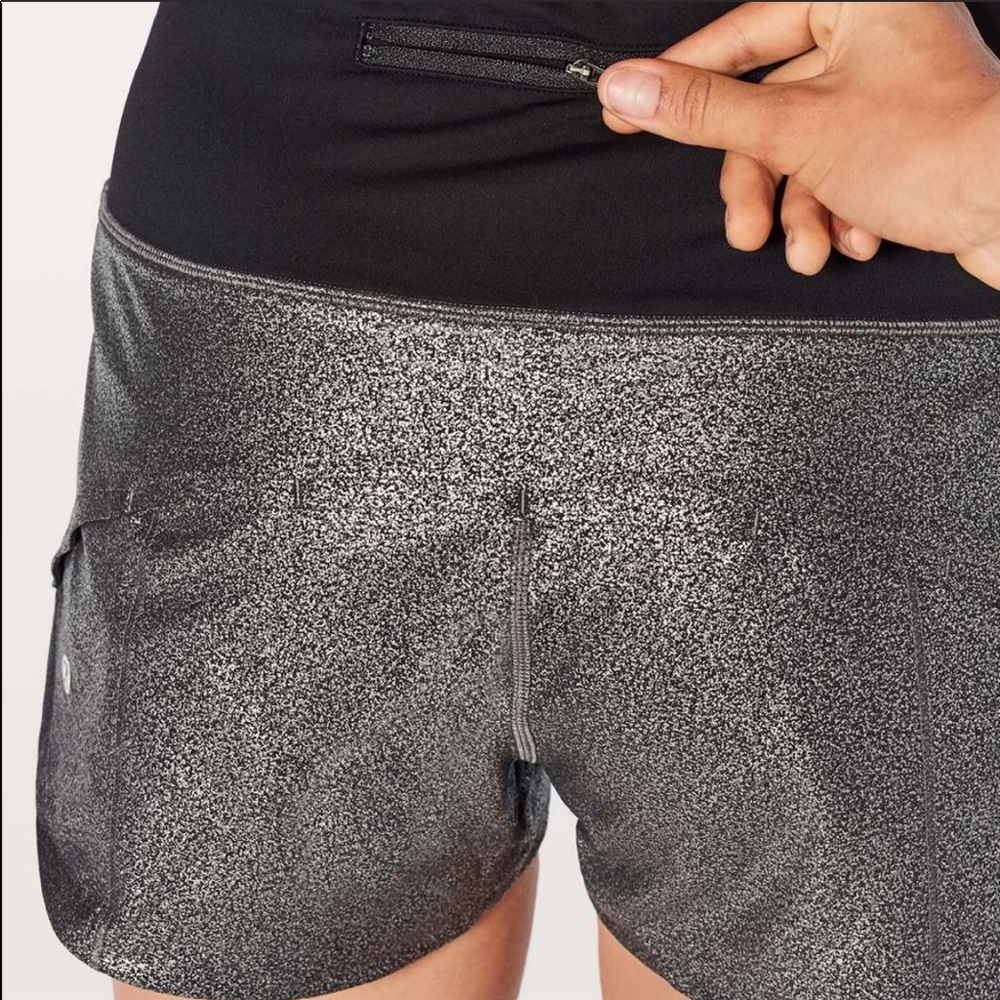 Lululemon Speed Up Foil Shorts - Picture 3 of 11